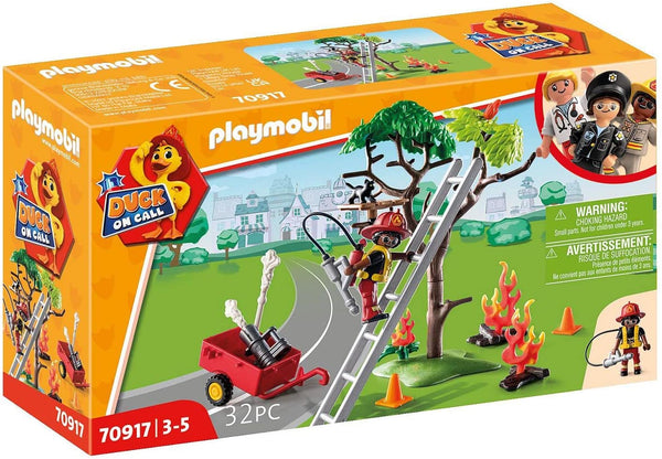 Playmobil 70917 DUCK ON CALL - Fire Rescue Action: Cat Rescue