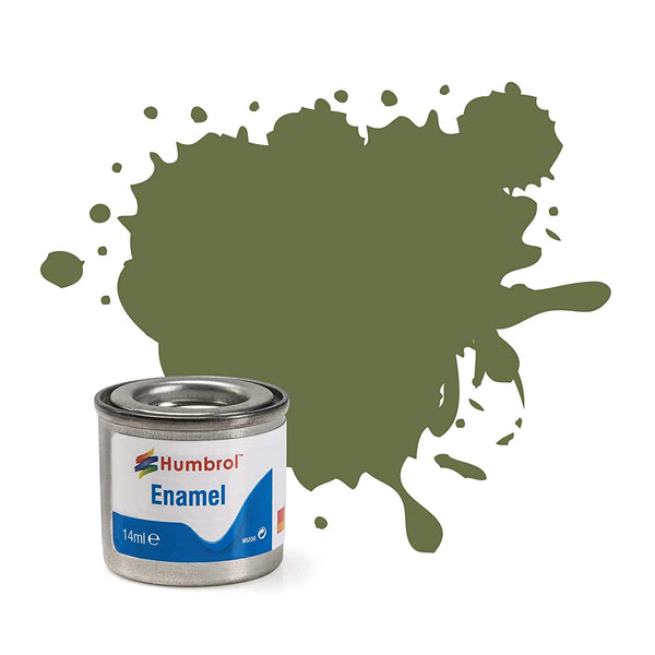 Humbrol Enamel Paint - Grass Green Matt 80