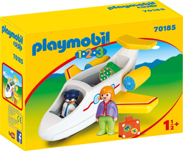 Playmobil    70185    1.2.3 Airplane with Passenger