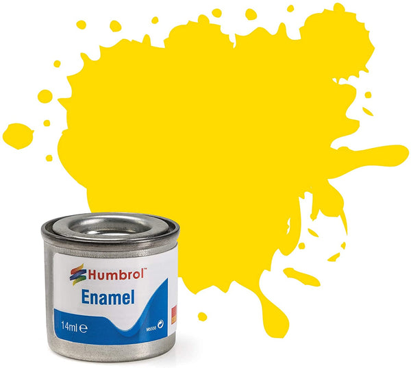Humbrol Enamel Paint - Gloss Yellow 69