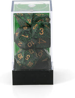Chessex 25335 Speckled Polyhedral 7 Dice Set - Golden Recon