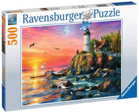 Ravensburger 16581 Lighthouse at Sunset 500p Puzzle