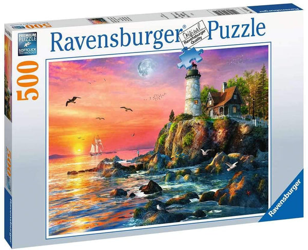Ravensburger 16581 Lighthouse at Sunset 500p Puzzle