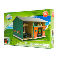 Kids Globe Farm Workshop Tractor Shed