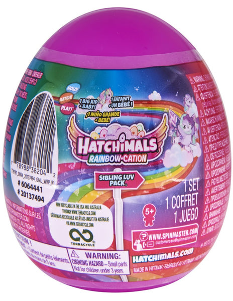 Hatchimals Rainbow Cation - Sibling Luv Pack Egg