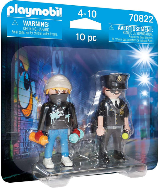 Playmobil 70822 DuoPack Policeman and Street Artist