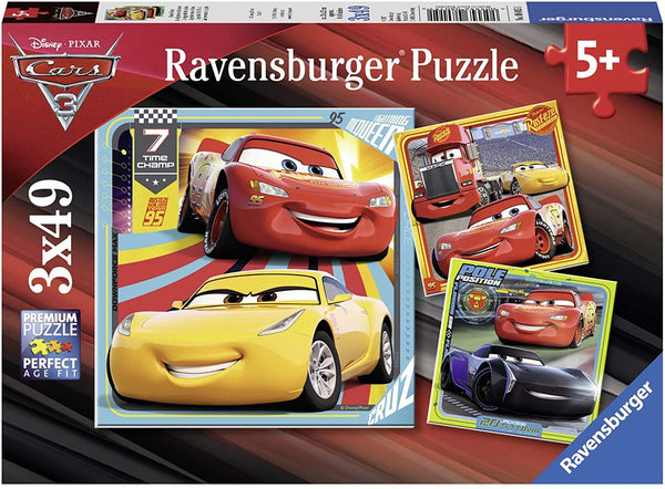 Ravensburger Disney Cars 3X49p Puzzle