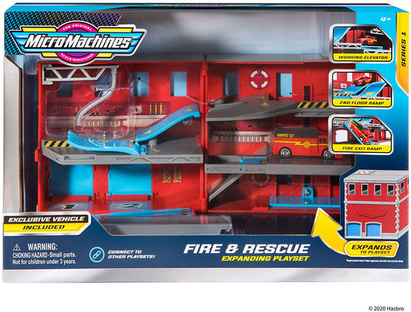 Micro Machine Playset - Fire & Rescue