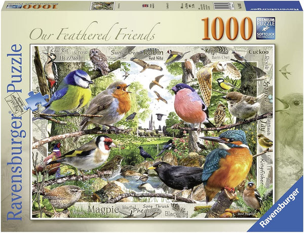 Ravensburger 19838 Our Feathered Friends 1000p Puzzle