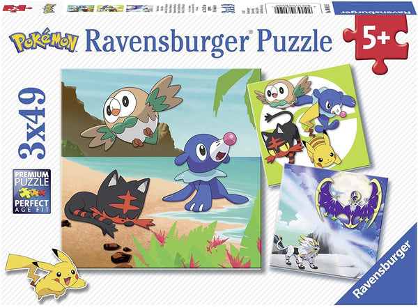 Ravensburger Pokemon 3X49p Puzzle