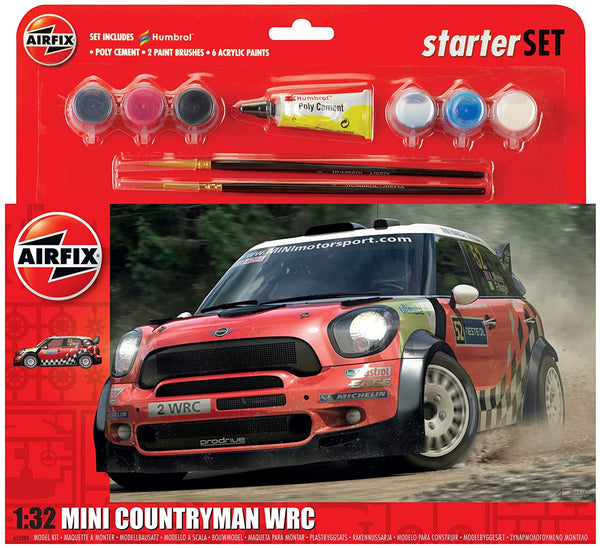 Airfix Large Starter Set - Mini Countryman WRC