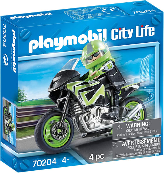 Playmobil    70204    Motorcycle with rider