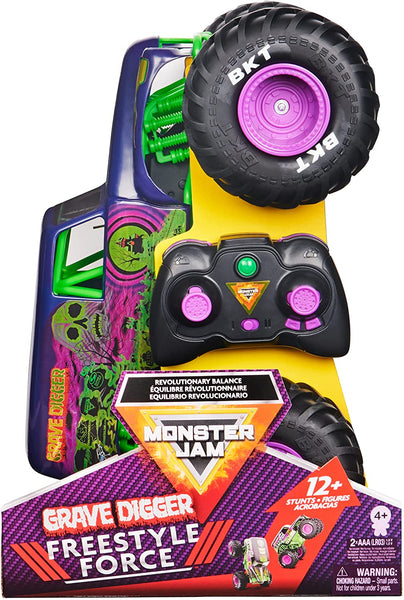Monster Jam Full Function Remote Control Grave Digger Freestyle Force