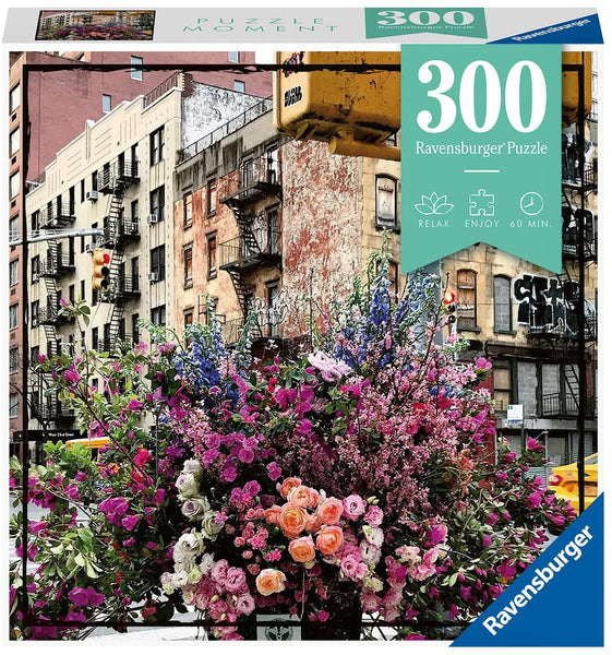 Ravensburger 12964 Puzzle Moment Flowers in New York 300p Puzzle
