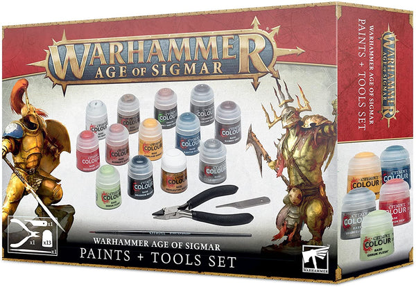 Warhammer Age of Sigmar - Paints and Tools Set