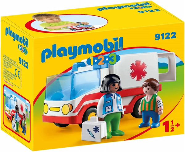 Playmobil   9122    1.2.3 Rescue Ambulance