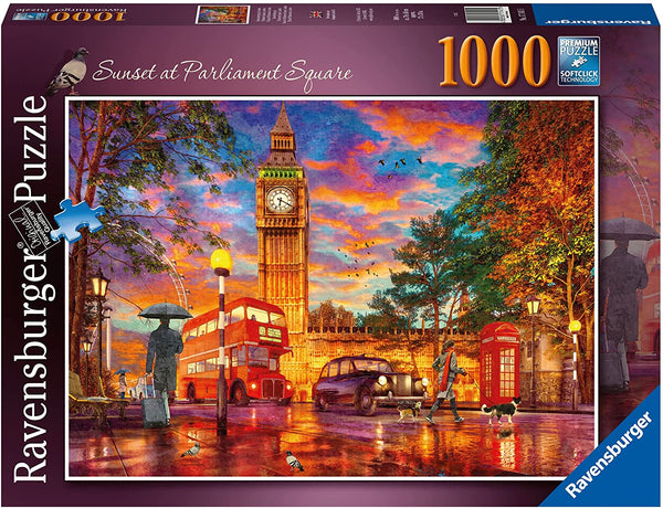 Ravensburger 17141 Sunset at Parliament Square, London 1000p Puzzle