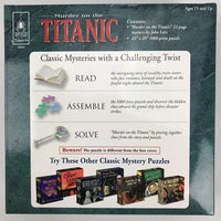 Bepuzzled Classic - Murder on the Titanic Mystery 1000 Piece Puzzle
