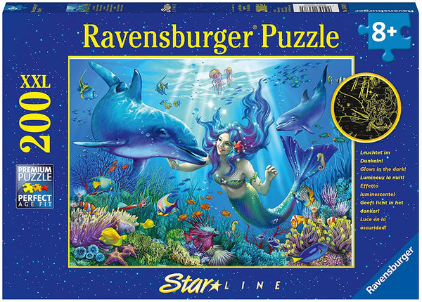 Ravensburger 13678 Underwater Paradise 200p Puzzle Glow in the dark