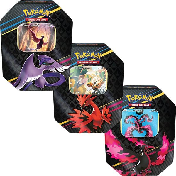 Pokémon Sword & Shield Crown Zenith Collection Tin - Zapdos or Moltres or Articuno
