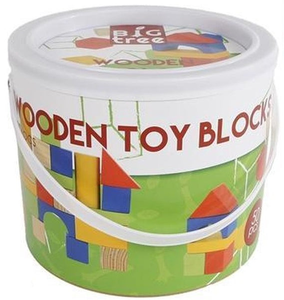 Big Tree - Wooden Toy Blocks: 50 Pieces