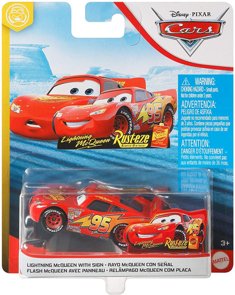 Disney Cars - Lightming McQueen with Sign