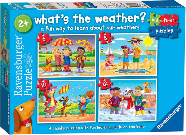 Ravensburger 03057 My First Puzzle What's The Weather? 4 Chunky Jigsaw Puzzle