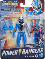 Power Rangers Dino Fury Figure - Blue Ranger