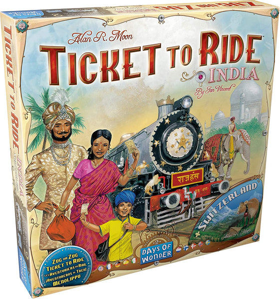Ticket to Ride Map Collection: Volume 2 – India & Switzerland