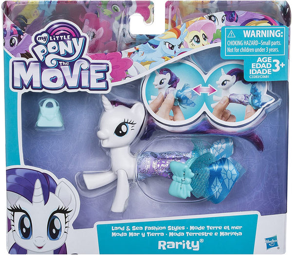 My Little Pony  the Movie - Rarity Land and Sea Fashion Styles Figure