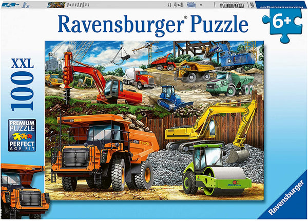 Ravensburger 12973  Construction Vehicles 100p Puzzle