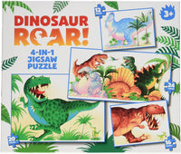 Dinosaur Roar 4-in-1 Puzzle