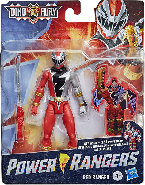 Power Rangers Dino Fury Figure - Red Ranger