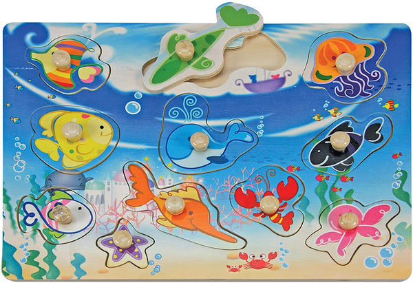 Under the Sea Shape Puzzle Wooden