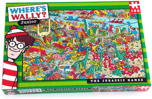 Where's Wally? Junior - The Jurassic Games 100p Puzzle