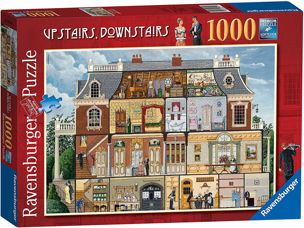 Ravensburger 19802 Upstairs Downstairs 1000p Puzzle