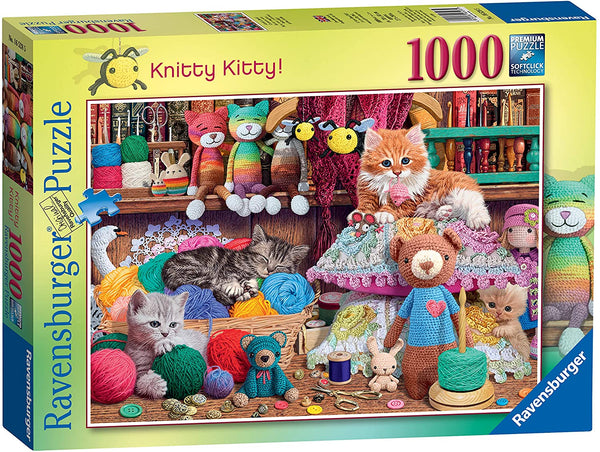 Ravensburger 16528 Knitty Kitty! 1000p Puzzle