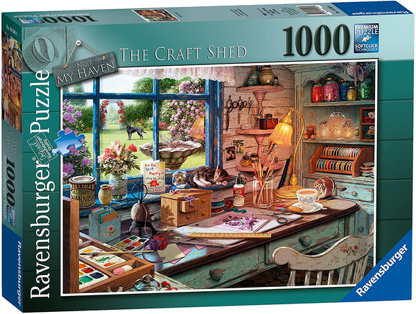 Ravensburger 19590 My Haven No 1 The Craft Shed 1000p Puzzle