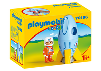 Playmobil    70186    1.2.3 Astronaut with Rocket