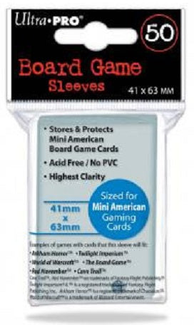 Board Game Card Sleeves - Ultra Pro 82662 - 41 mm X 63 mm - Clear Happy Go Lucky Board Game Card Sleeves - Ultra Pro 82662 - 41 mm X 63 mm - Clear Happy Go Lucky