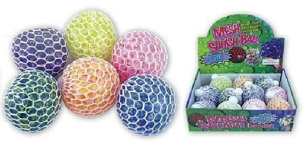 Mesh Squish Ball Metallic