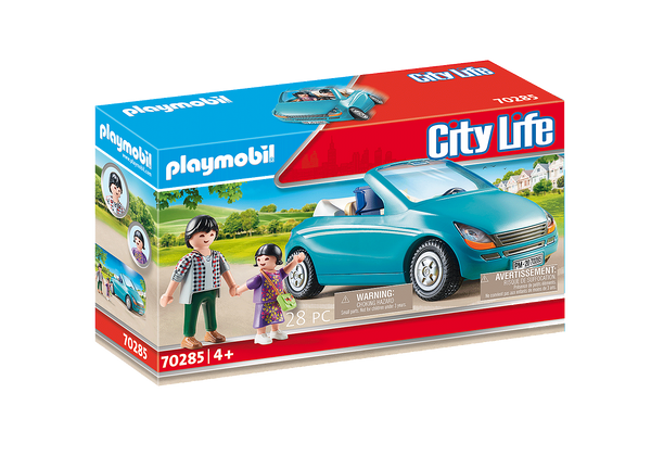 Playmobil 70285 City Life Pre-School Family with Car