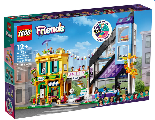 LEGO ® 41732 Downtown Flower and Design Stores
