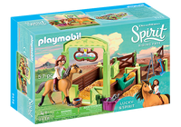 Playmobil 9478 Lucky & Spirit with Horse Stall