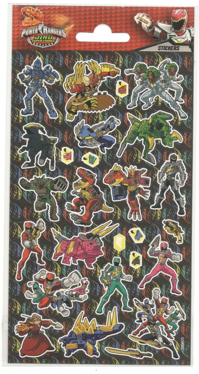 Sticker Sheet - Power Rangers – Happy Go Lucky