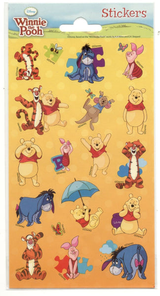 Sticker Sheet - Winnie the Pooh