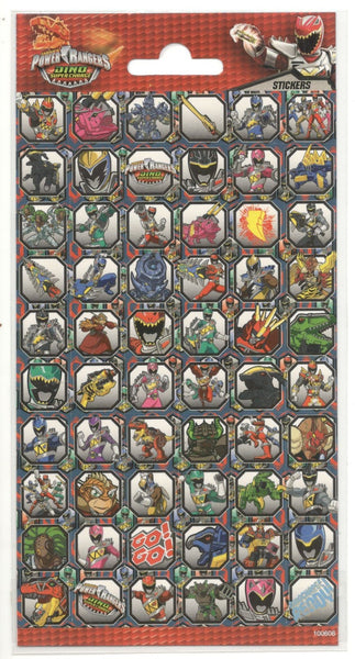 Sticker Chart Power Rangers Sticker Sheet - Power Rangers – Happy Go Lucky