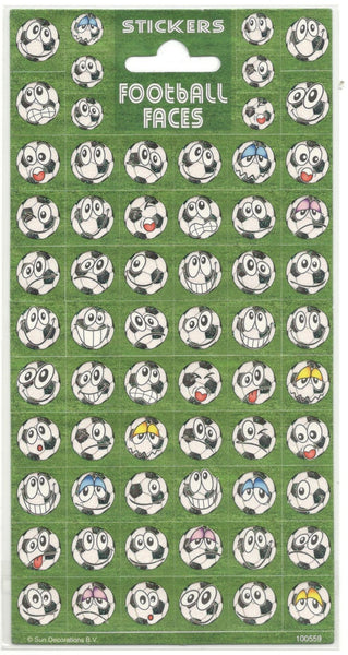 Sticker Sheet - Football Faces