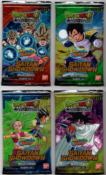Dragon Ball Super Card Game -  Unison Warrior Series: Saiyan Showdown Booster Pack