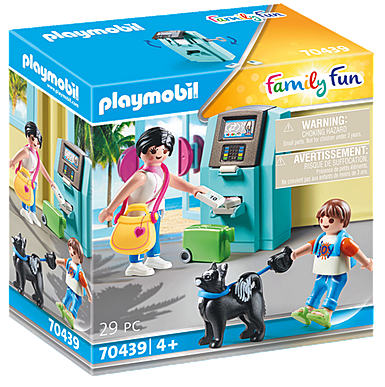Playmobil 70439 Family Fun Beach Hote Tourists with ATM